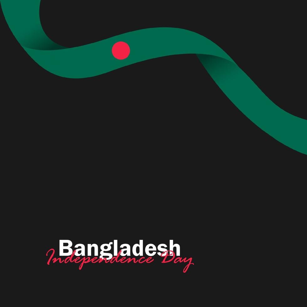 Vector of Independence Day with Bangladesh Flags.