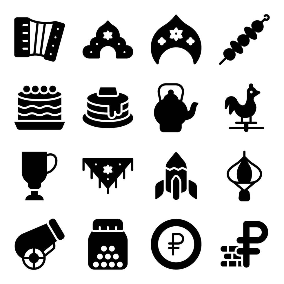 Russian Cultural Elements vector