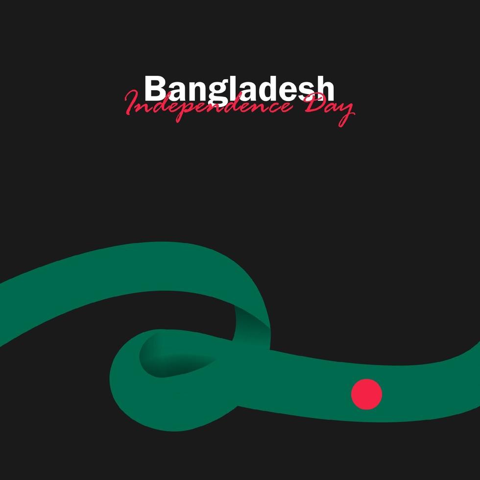 Vector of Independence Day with Bangladesh Flags.