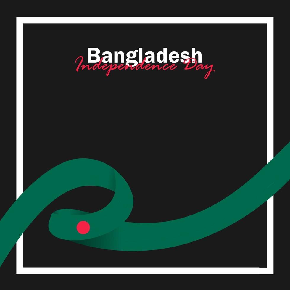 Vector of Independence Day with Bangladesh Flags.