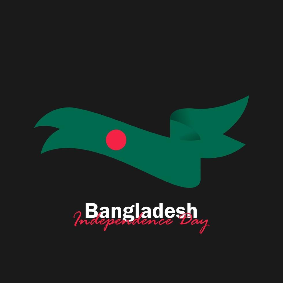 Vector of Independence Day with Bangladesh Flags.