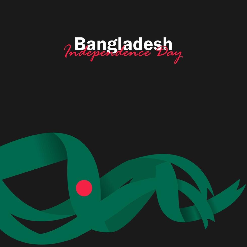 Vector of Independence Day with Bangladesh Flags.