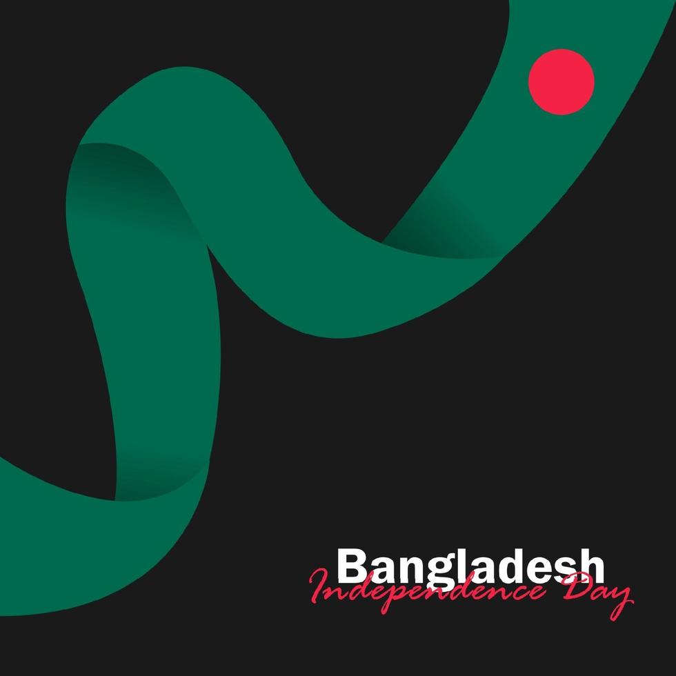 Vector of Independence Day with Bangladesh Flags.