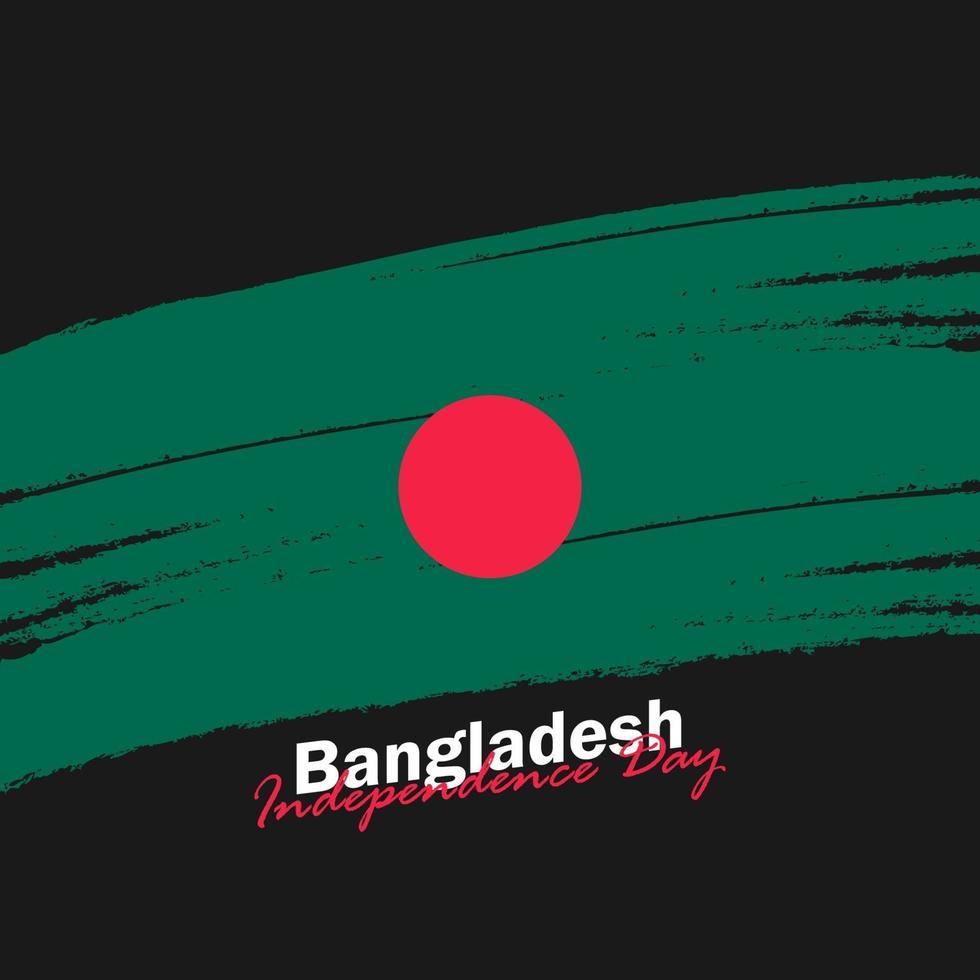 Vector of Independence Day with Bangladesh Flags.