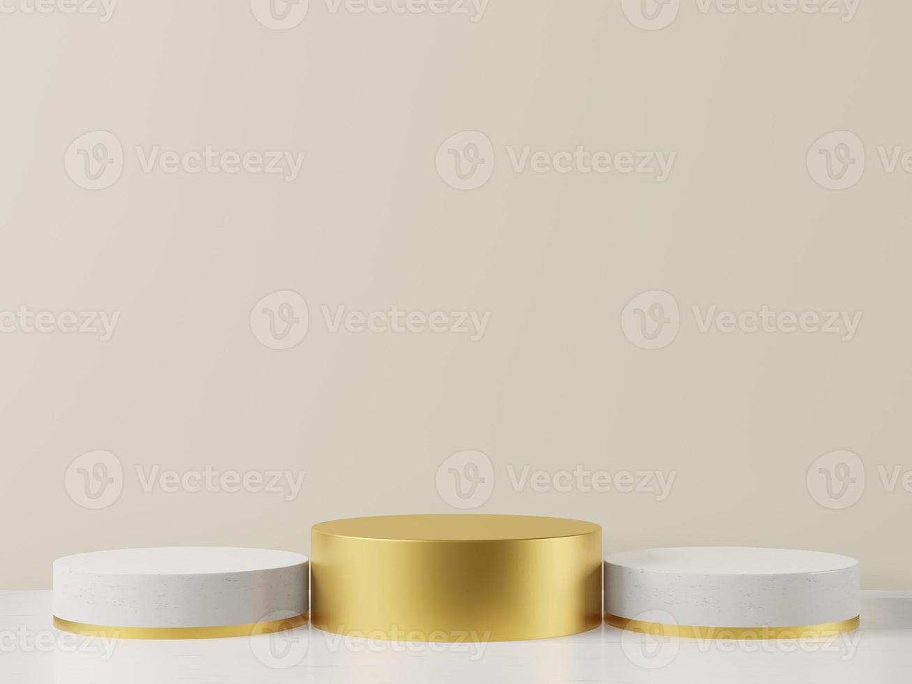 Cosmetic background for product presentation, 3d render illustration photo