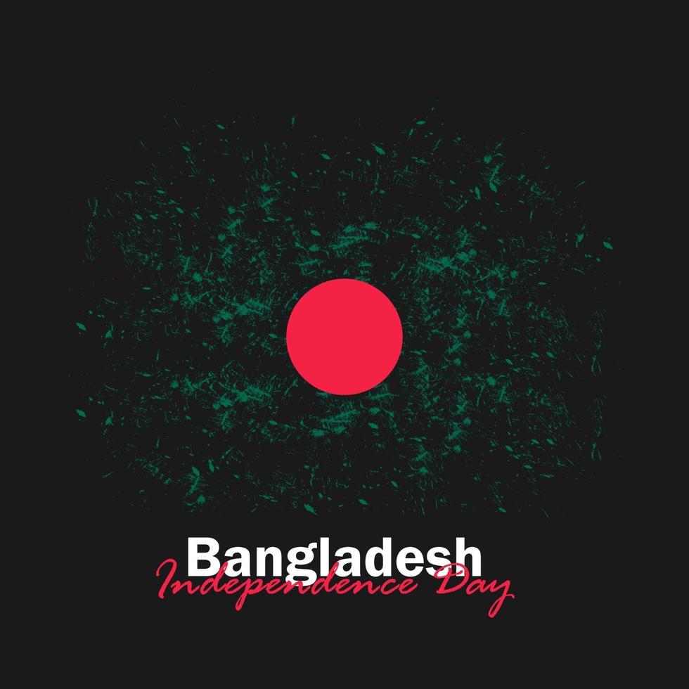 Vector of Independence Day with Bangladesh Flags.