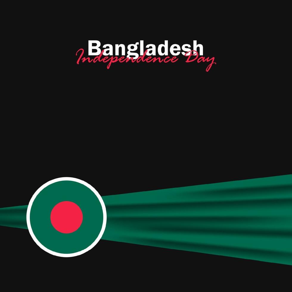 Vector of Independence Day with Bangladesh Flags.