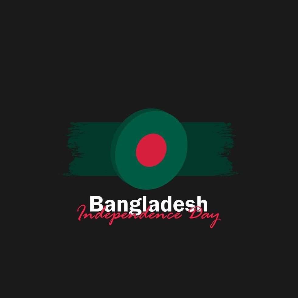 Vector of Independence Day with Bangladesh Flags.