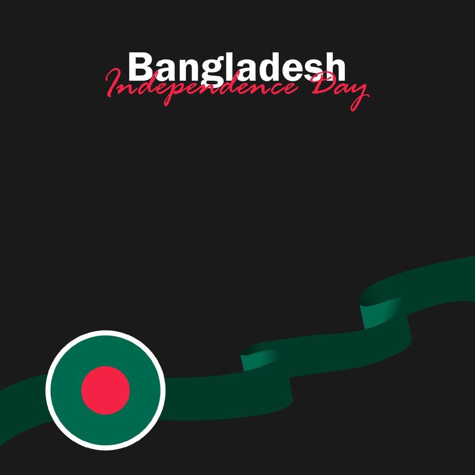 Celebration of Bangladesh Independence Day on March 26. Vector Illustration