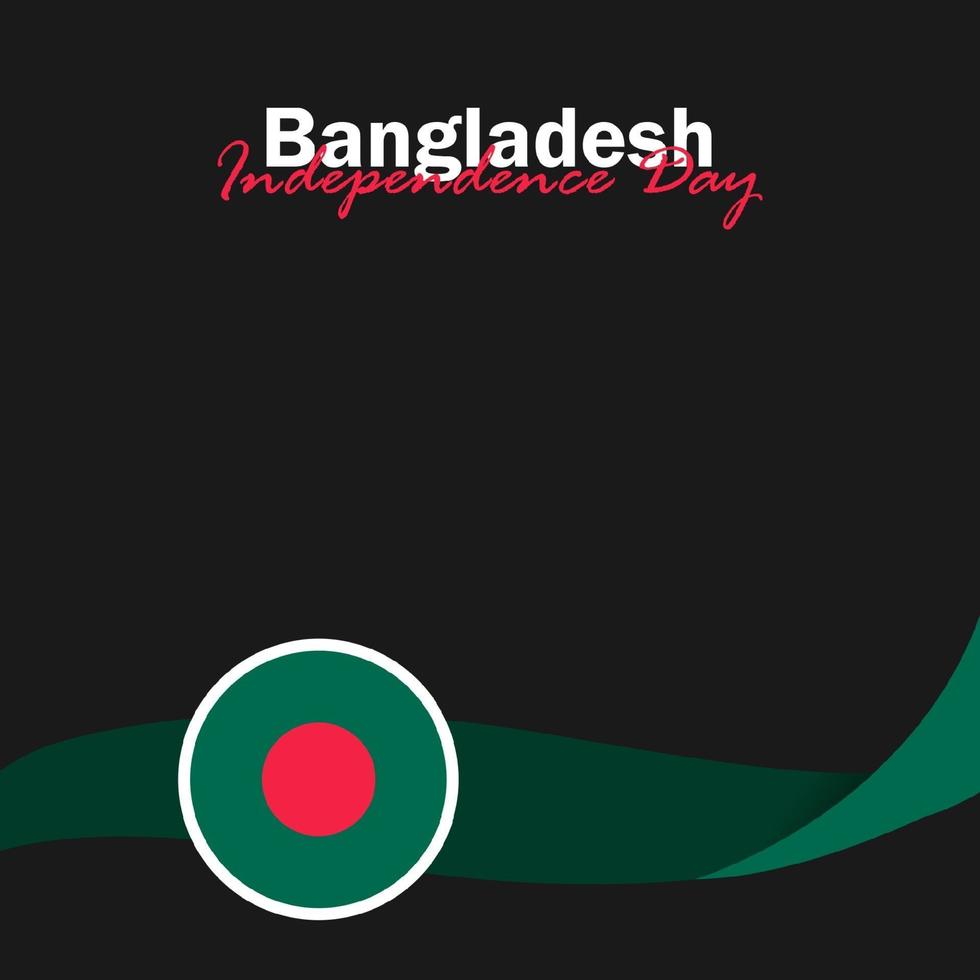 Celebration of Bangladesh Independence Day on March 26. Vector Illustration
