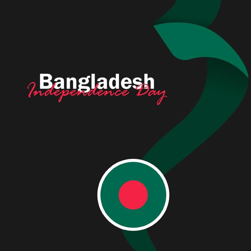 Celebration of Bangladesh Independence Day on March 26. Vector Illustration