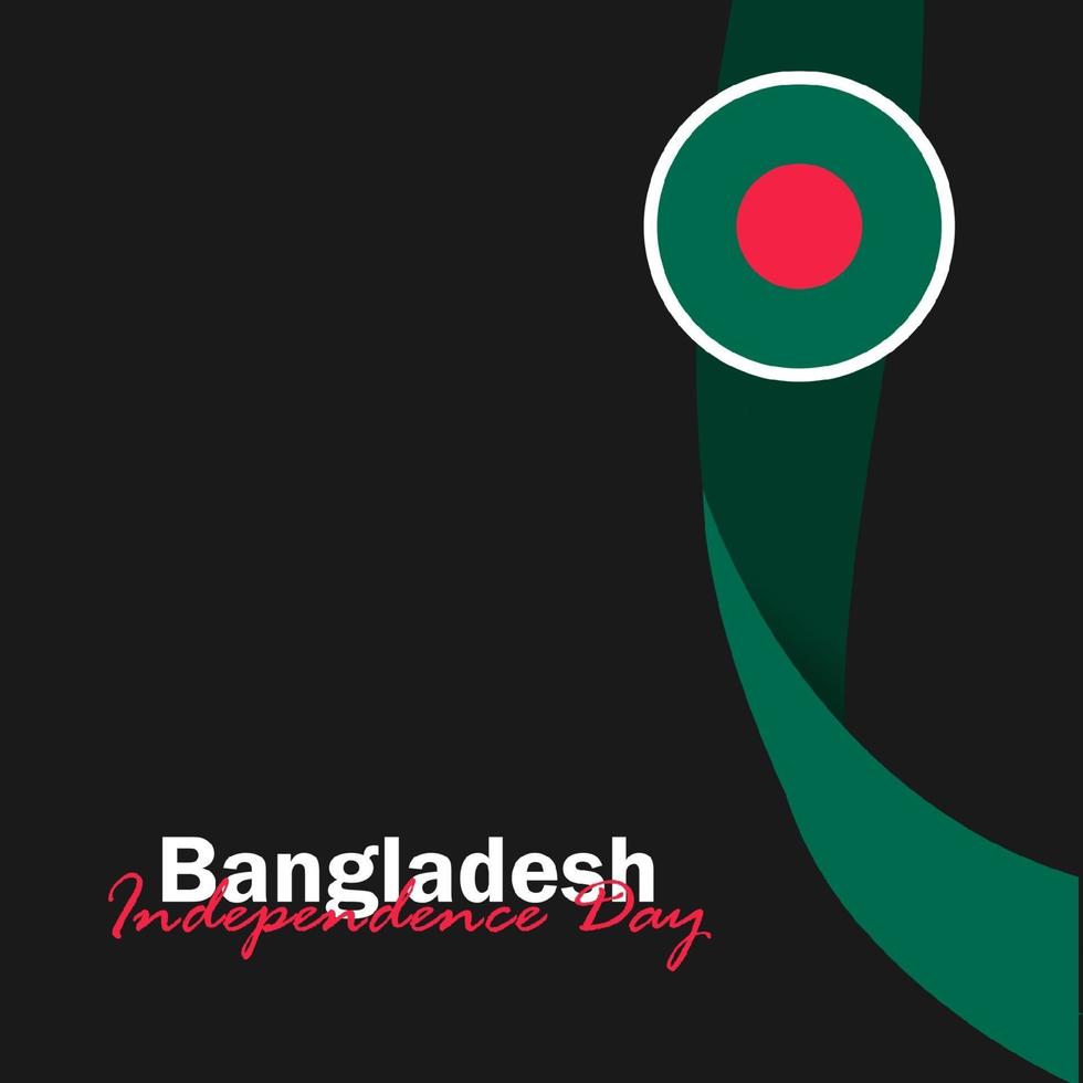 Celebration of Bangladesh Independence Day on March 26. Vector Illustration