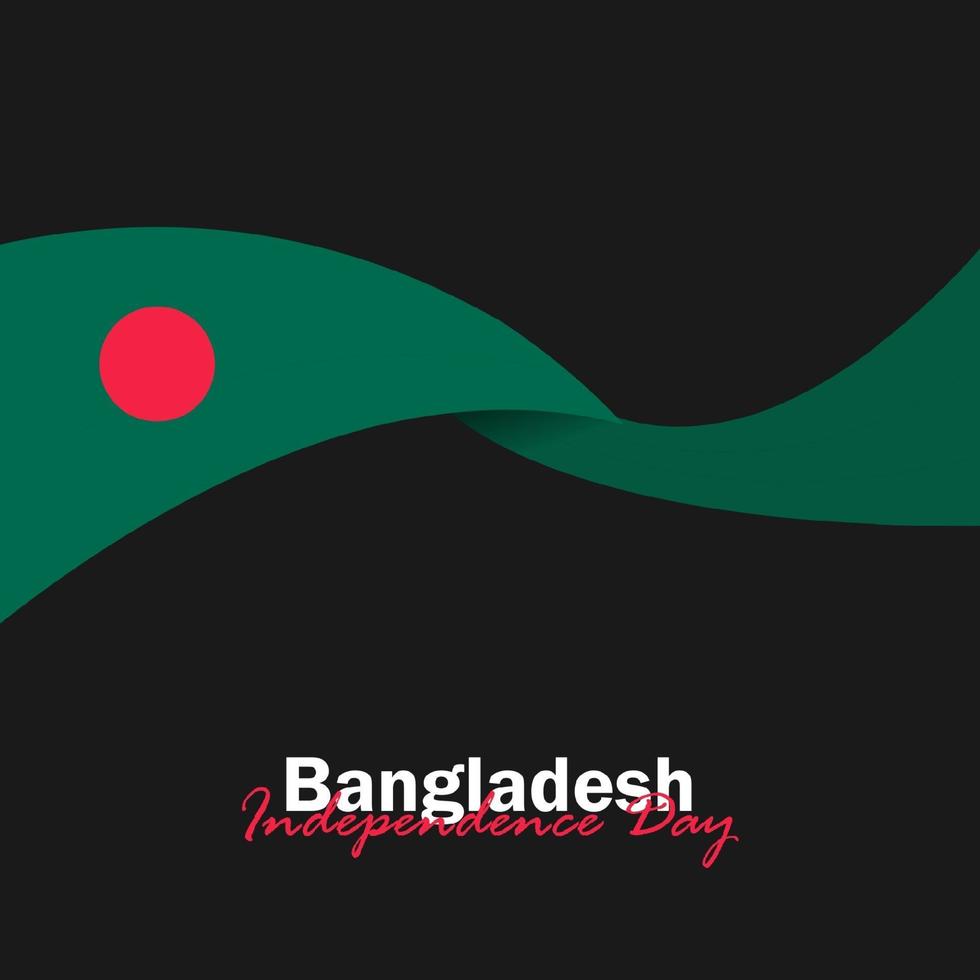 Celebration of Bangladesh national day on March 26 vector