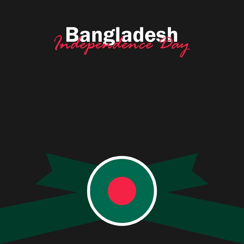 Celebration of Bangladesh Independence Day on March 26. Vector Illustration