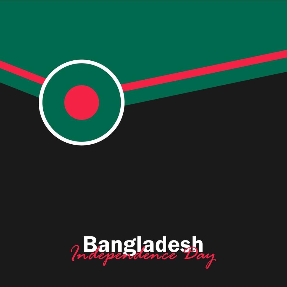 Celebration of Bangladesh national day on March 26 vector