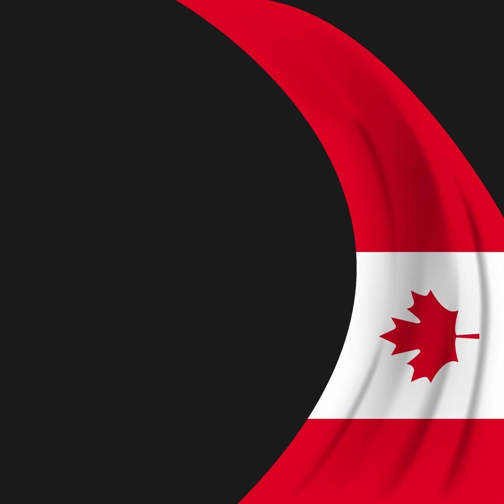 feliz día de canadá, día de la independencia de canadá. ilustración vectorial vector