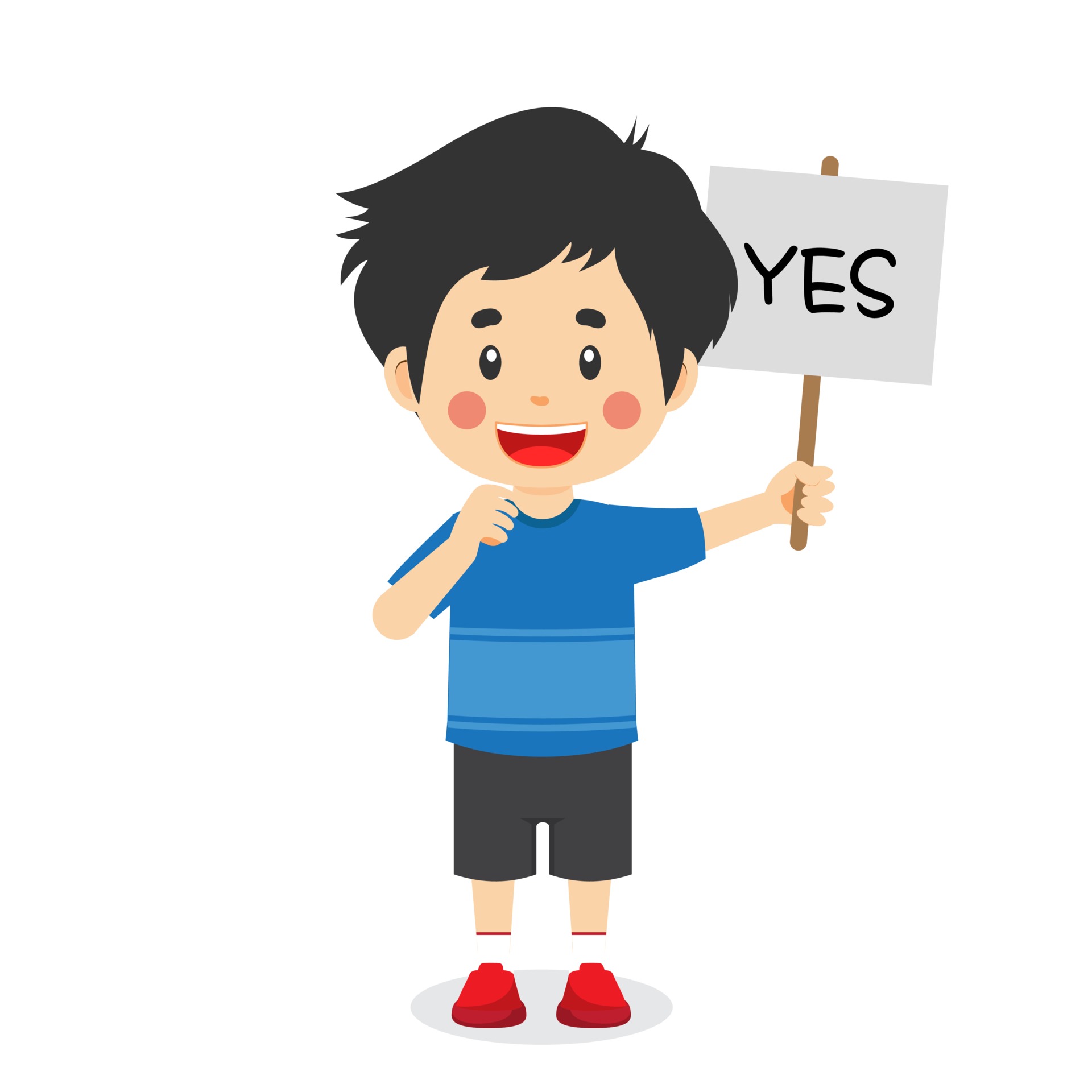 Cute Boy Carrying A Yes Sign 2270201 Vector Art At Vecteezy cute-boy-carrying-a-yes-sign-2270201-vector-art-at-vecteezy