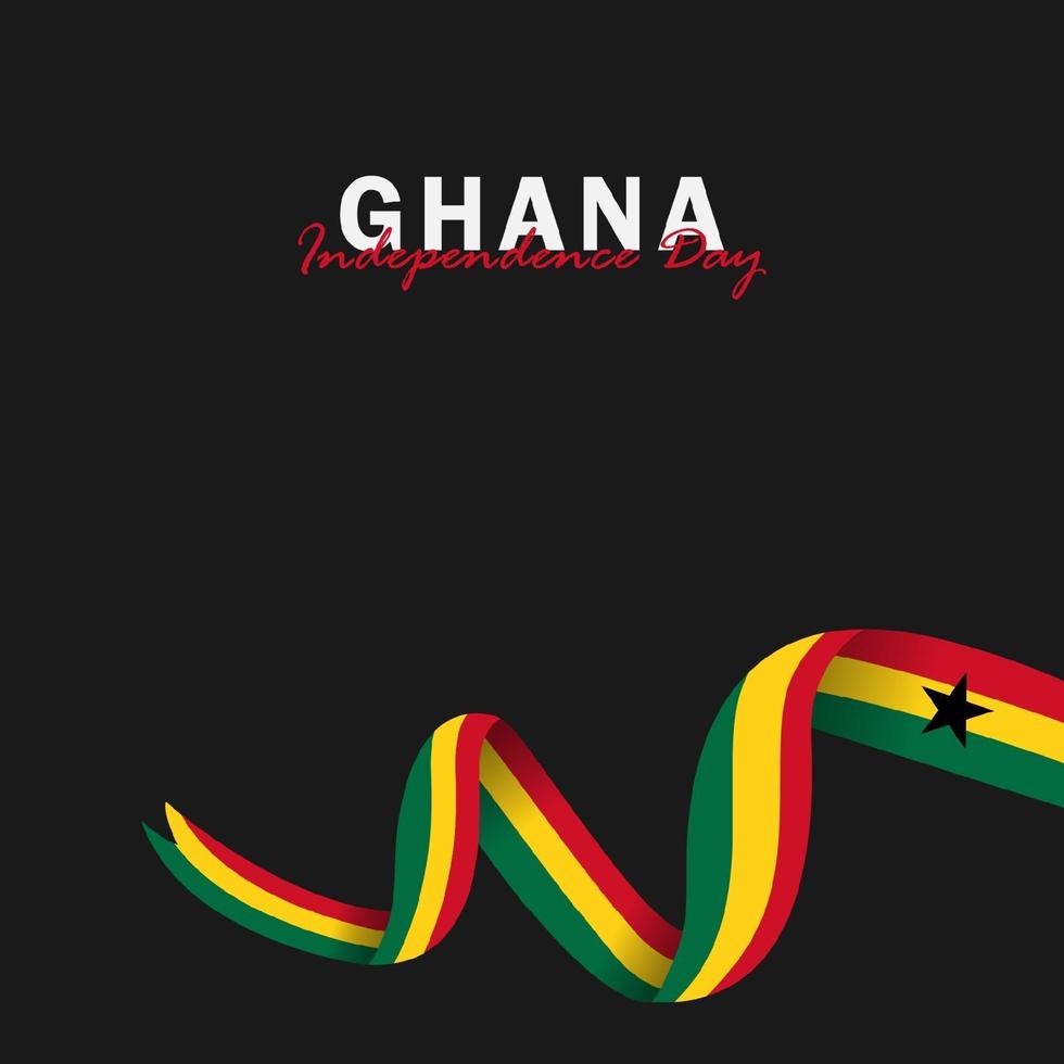 Vector of Independence Day Ghana design template