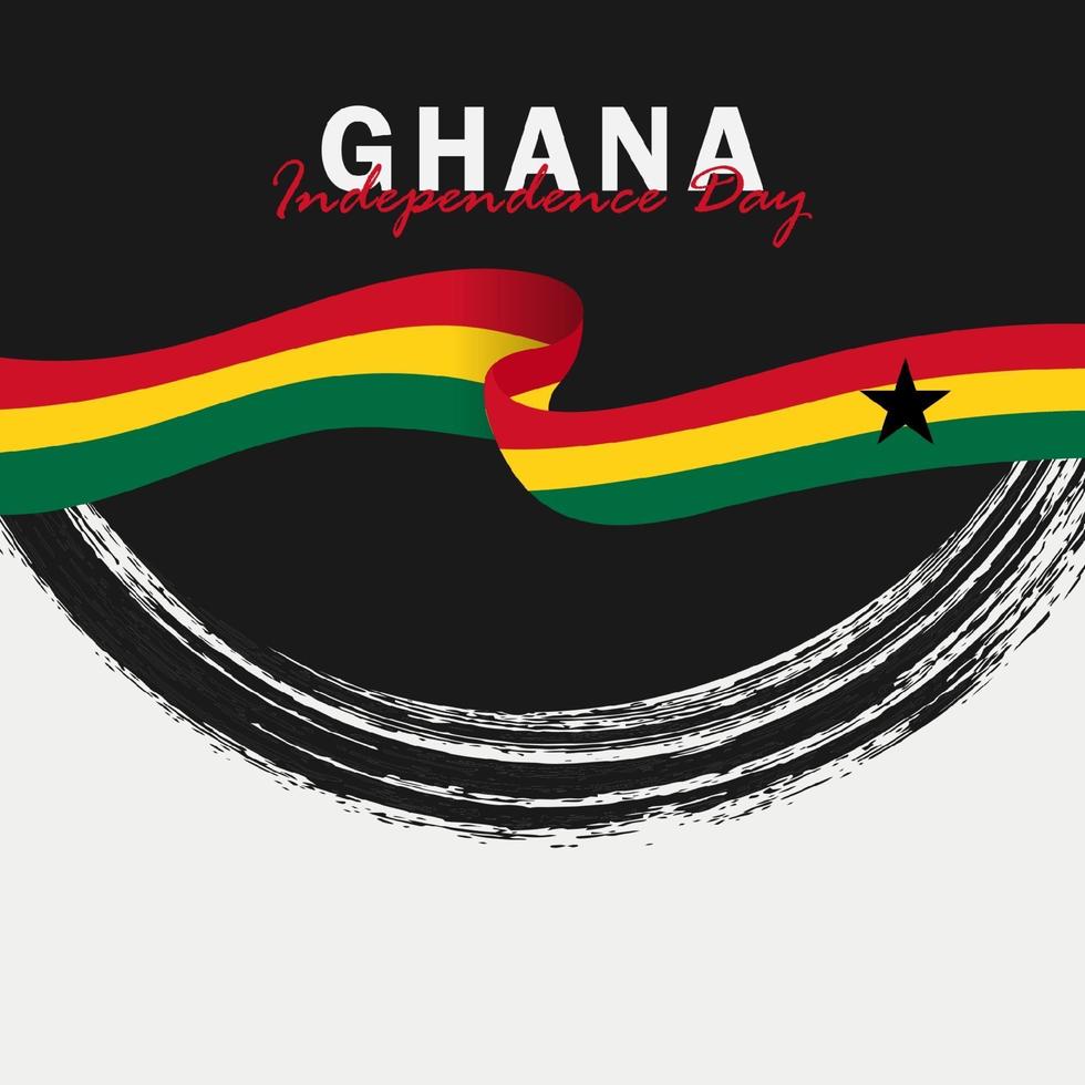 Vector of Independence Day Ghana design template