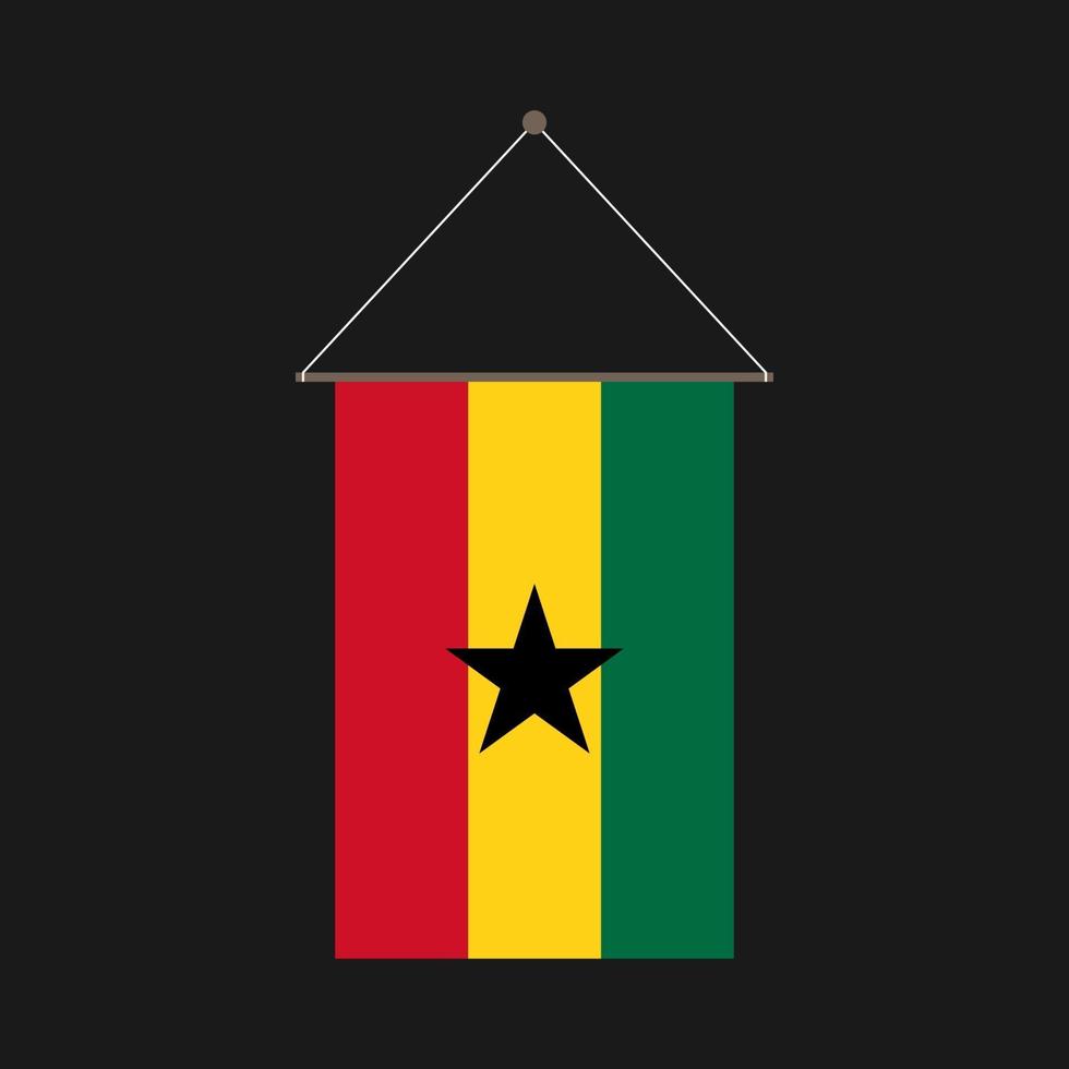 vector de la plantilla de diseño del día de la independencia de ghana