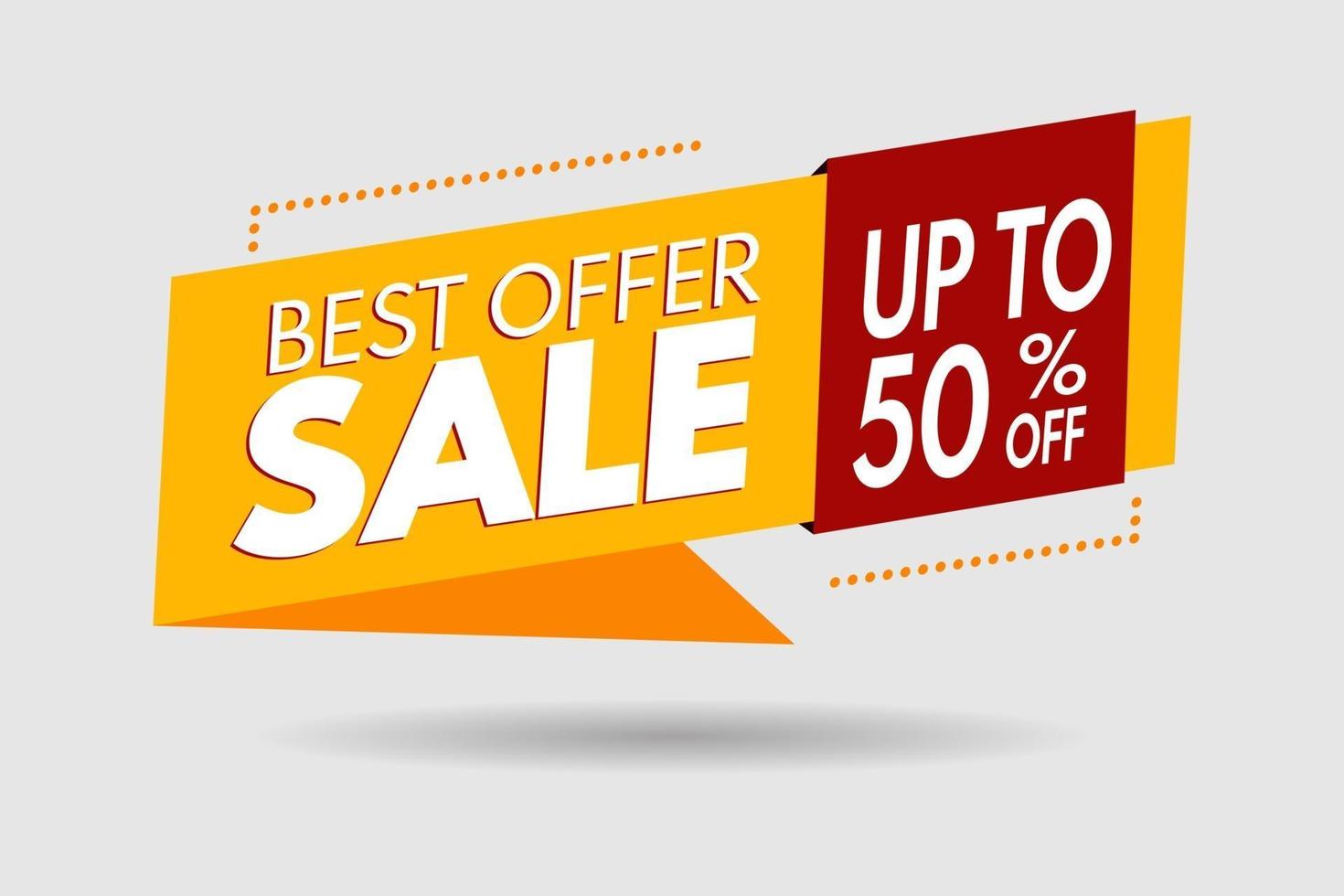 Sale banner template design. Special offer. Mega sale and Big sale for web and social media marketing best price in vector