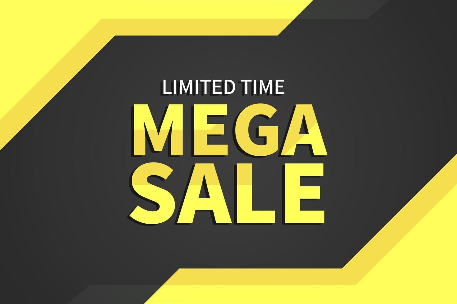 Sale banner template design. Special offer. Mega sale and Big sale for web and social media marketing best price in vector