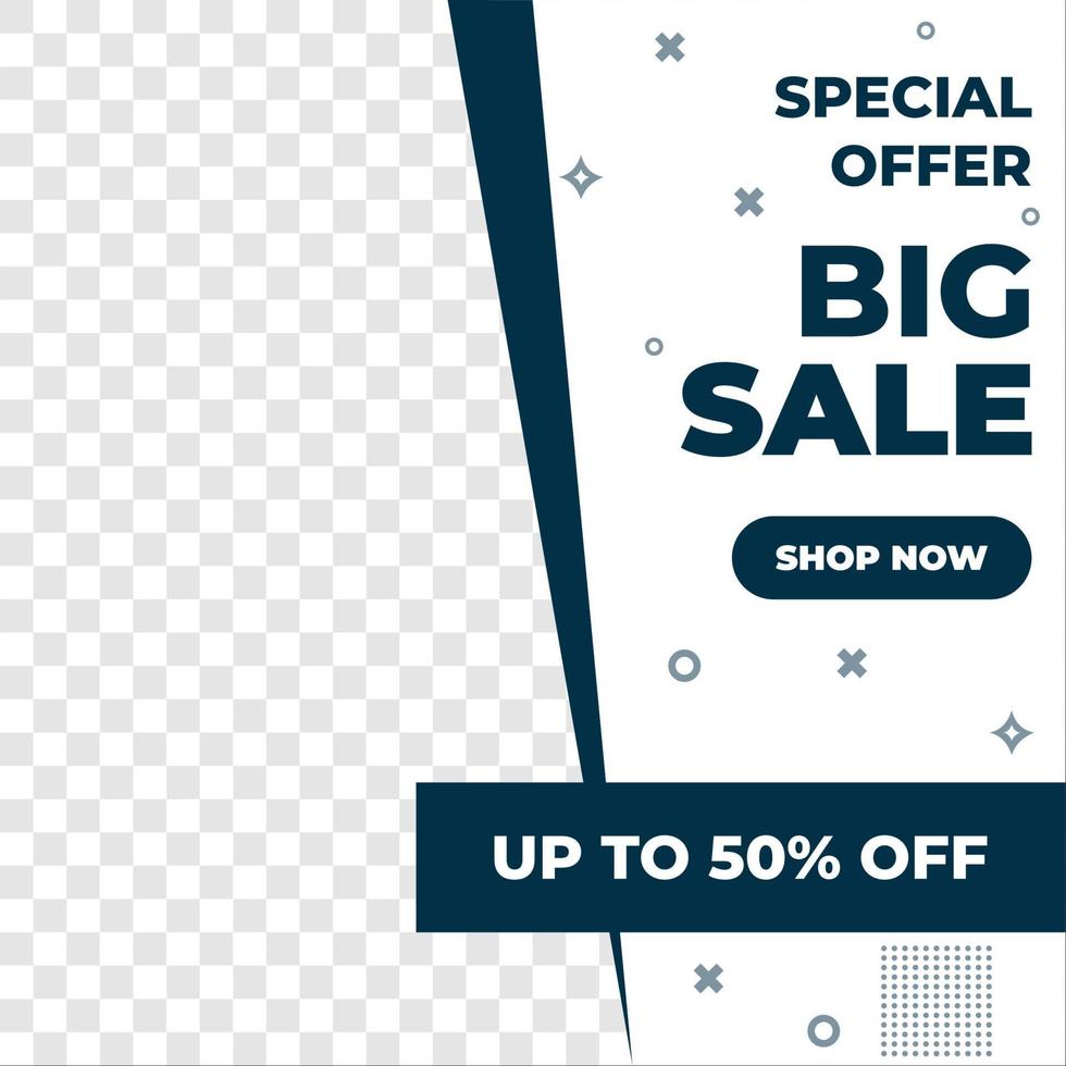 Sale banner template design. Special offer. Mega sale and Big sale for web and social media marketing best price in vector