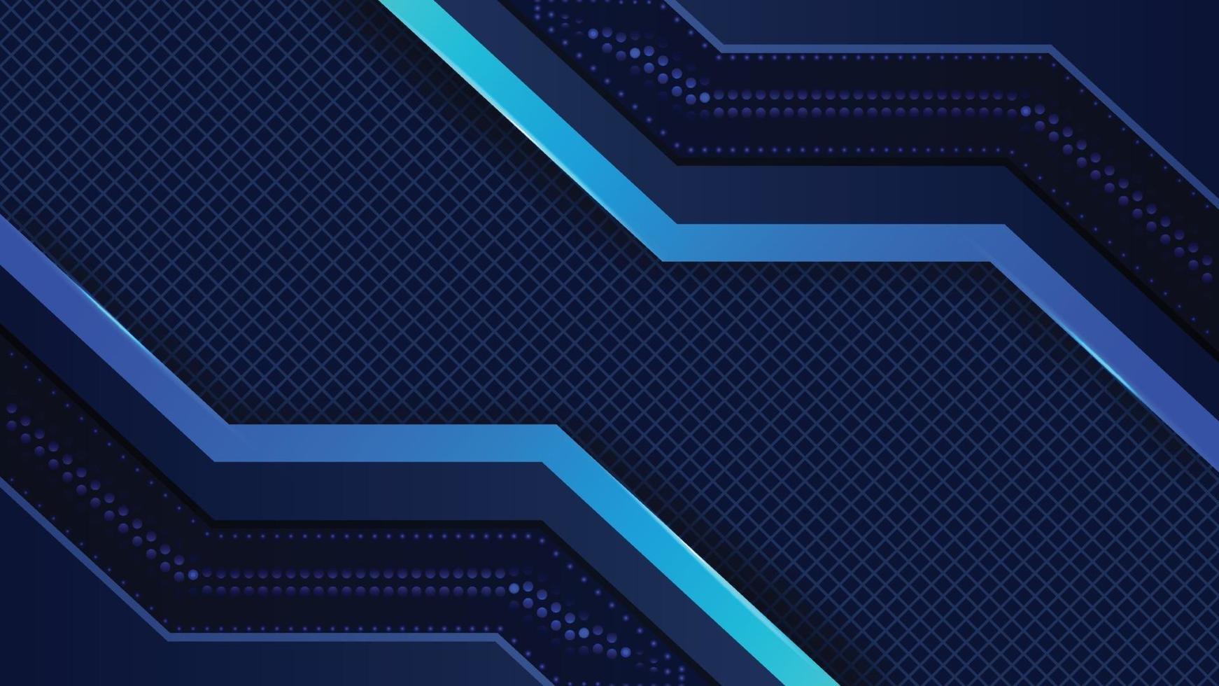 fondo moderno geométrico tecnología abstracta azul vector