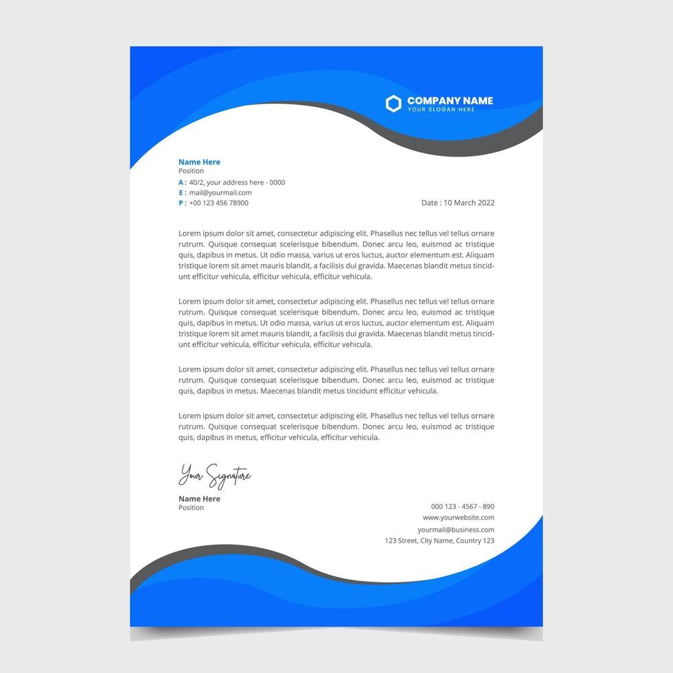 Corporate Conference Business flyer letterhead vector