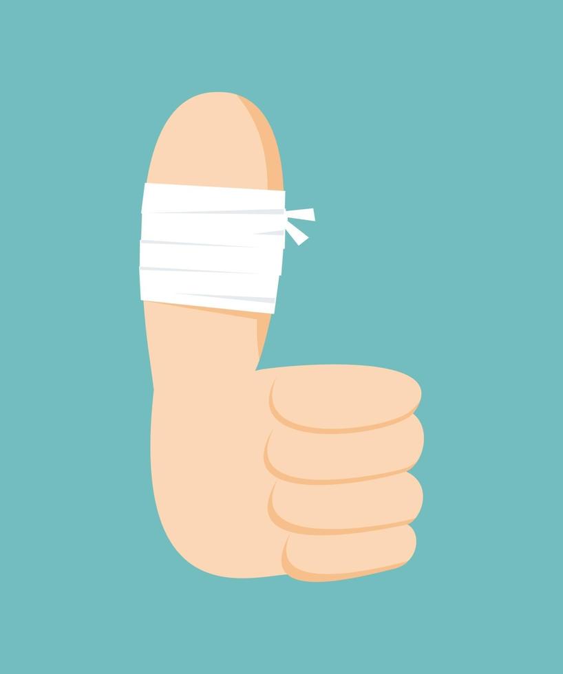 Thumbs up like concept vector