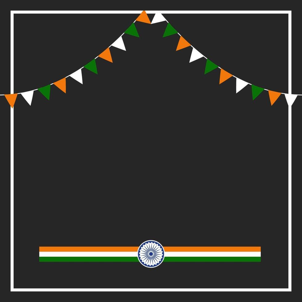 ilustración del feliz día de la república de india vector