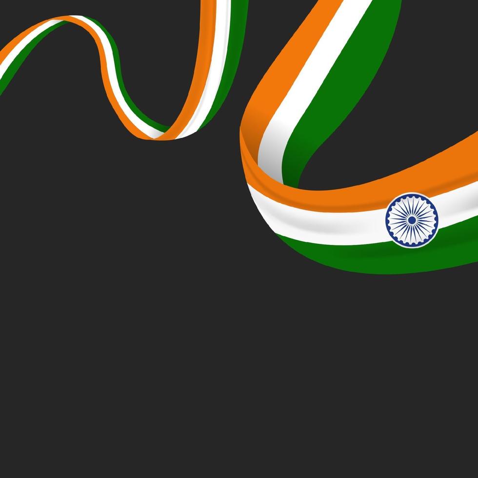 ilustración del feliz día de la república de india vector