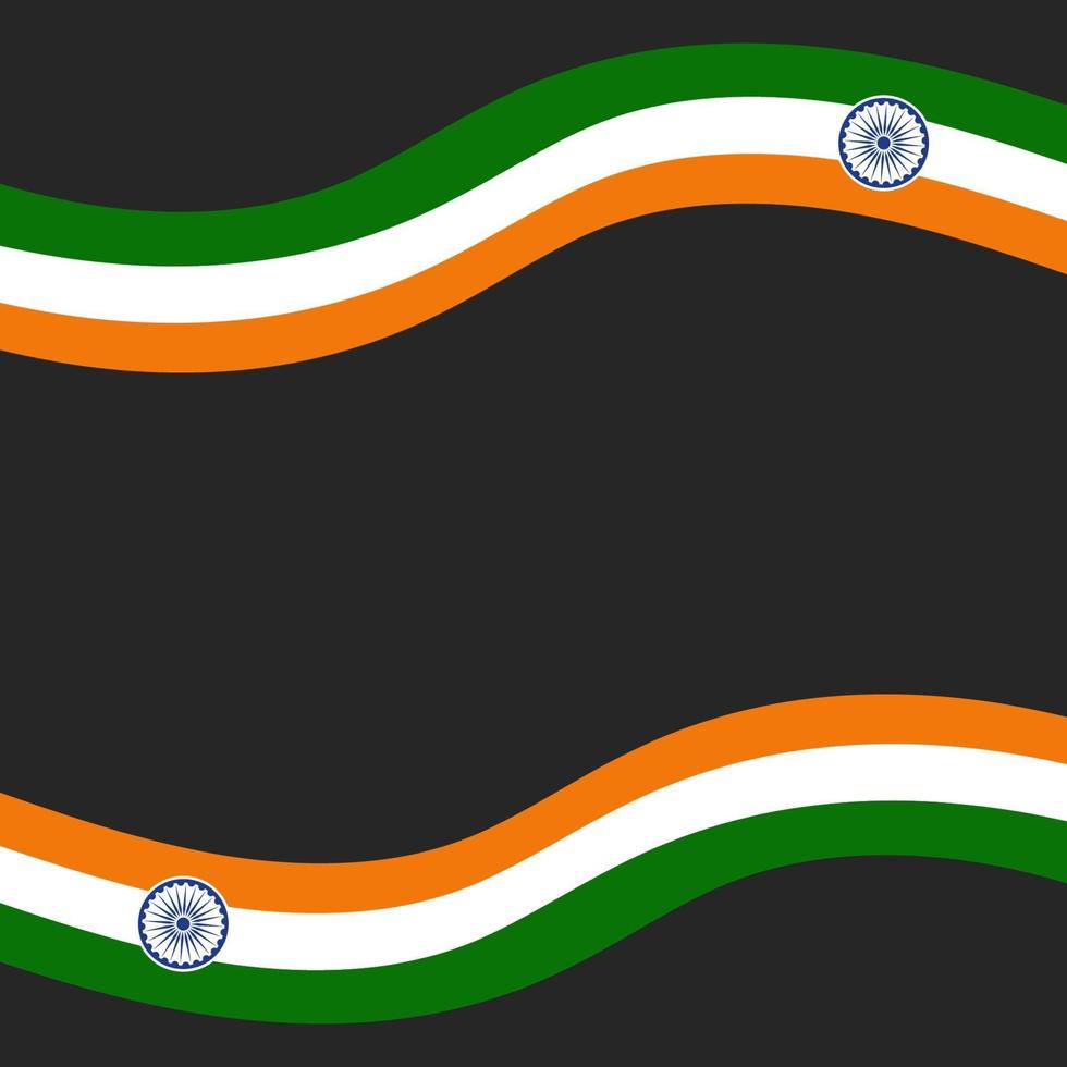 ilustración del feliz día de la república de india vector