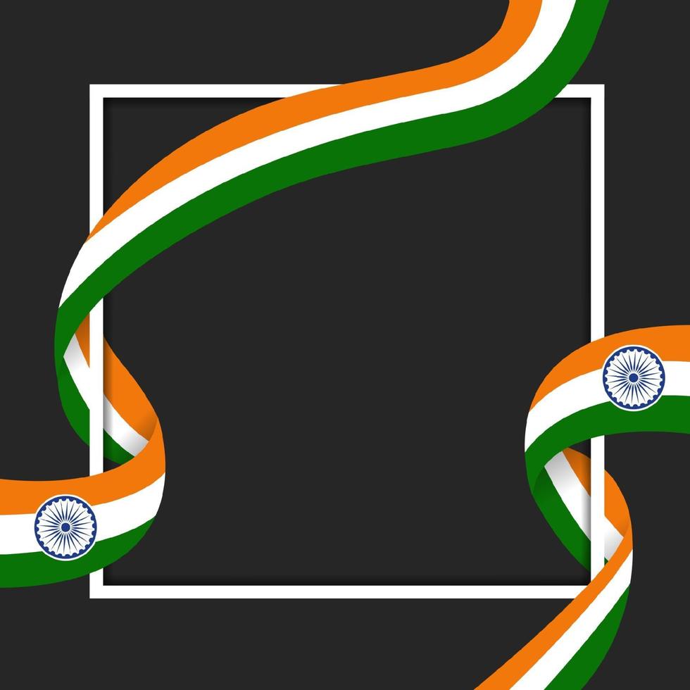 ilustración del feliz día de la república de india vector