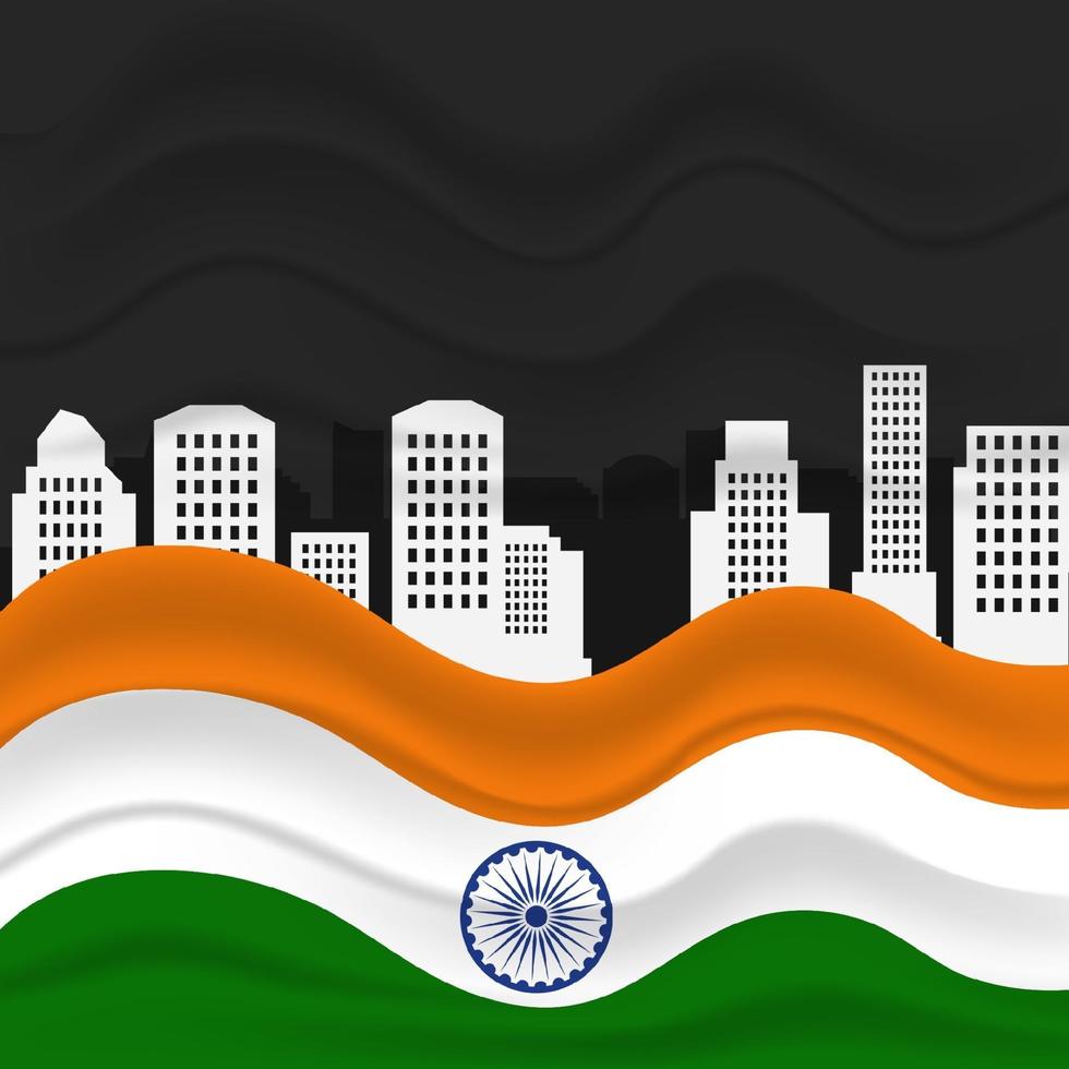 Illustration of Happy India Republic day vector