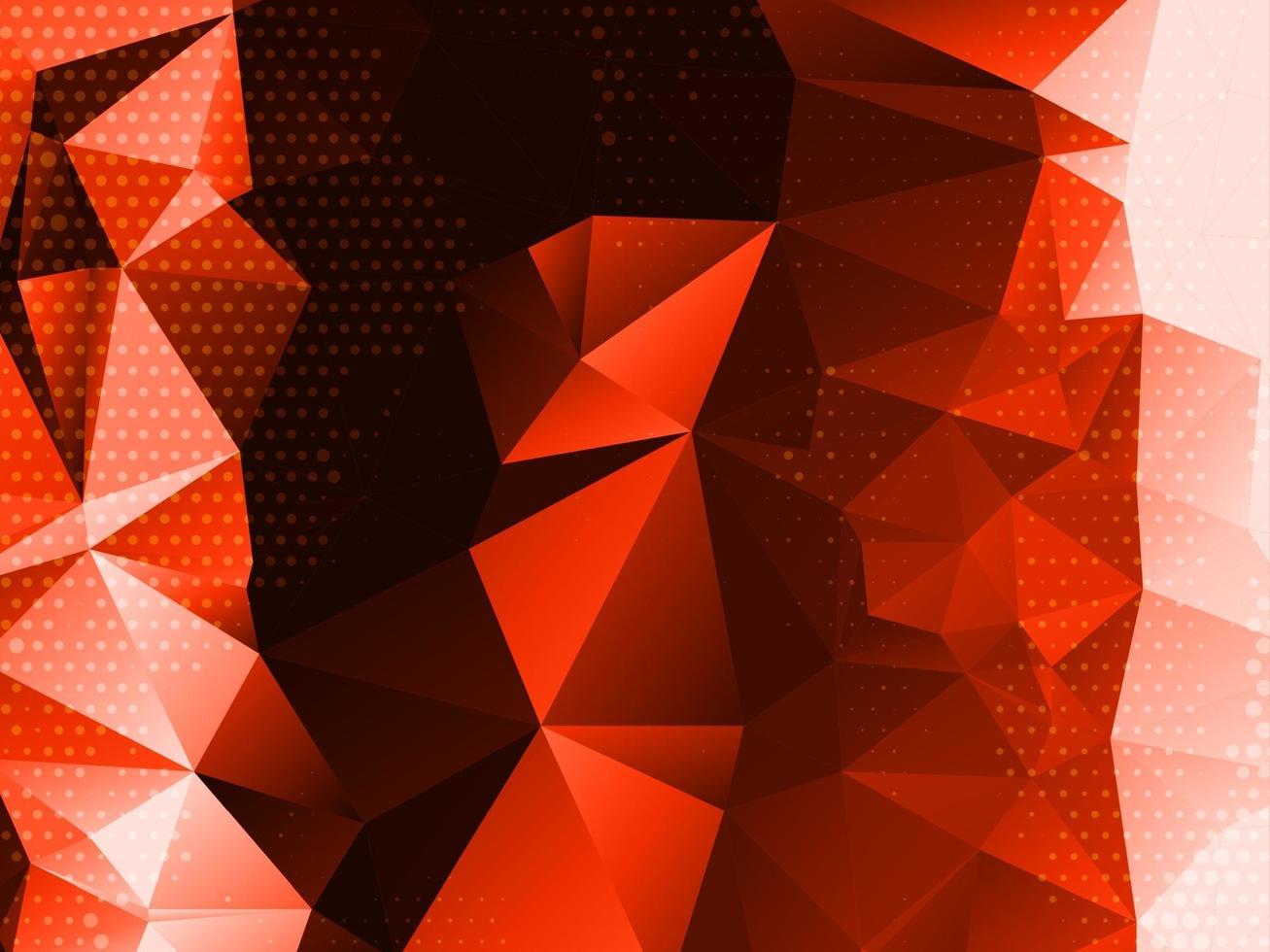 geometric triangle polygon background vector