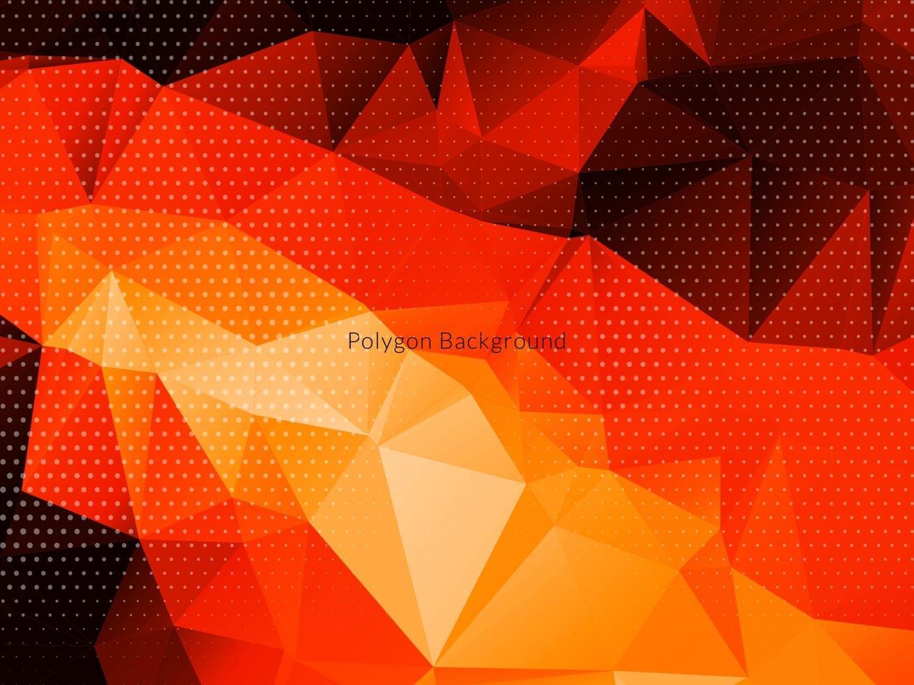 geometric triangle polygon background vector