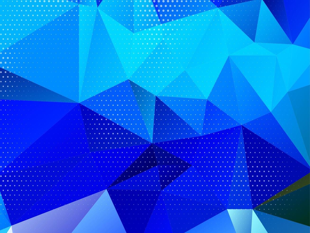 Abstract polygonal triangles colorful background vector