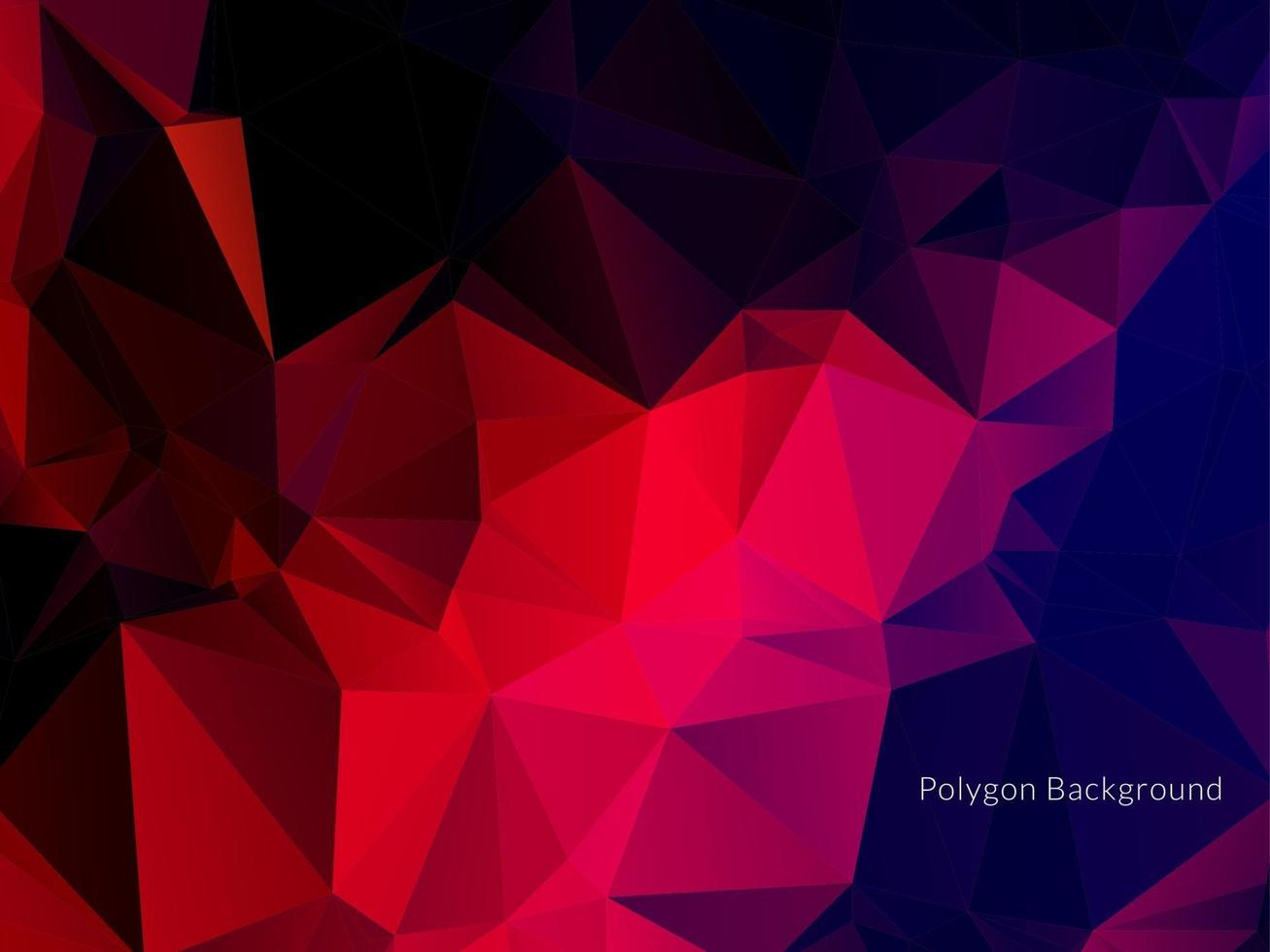 Modern geometric triangle polygon background vector