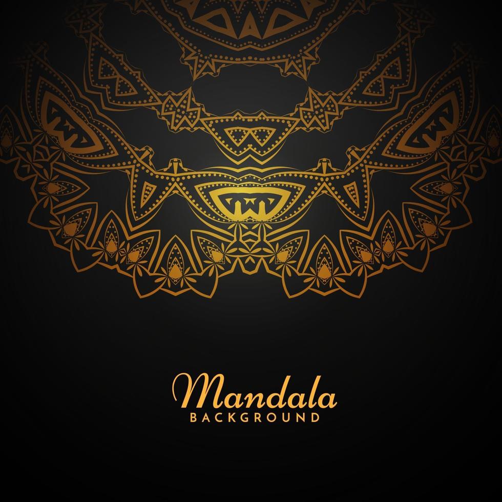 Beautiful mandala design decorative luxury background vector