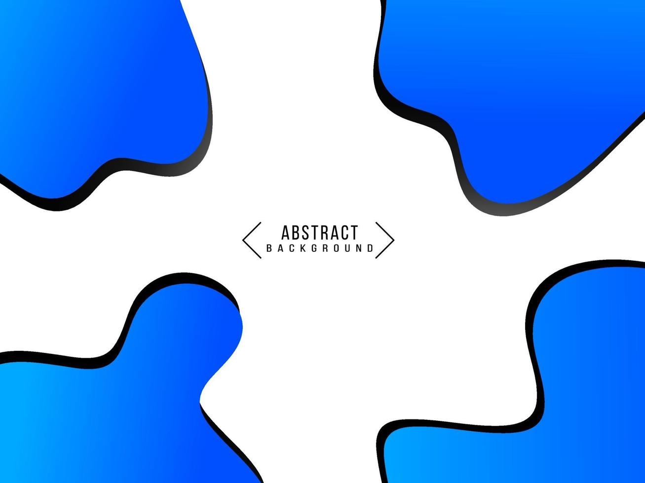 Abstract geometric blue wavy motion gradient curve pattern design background vector