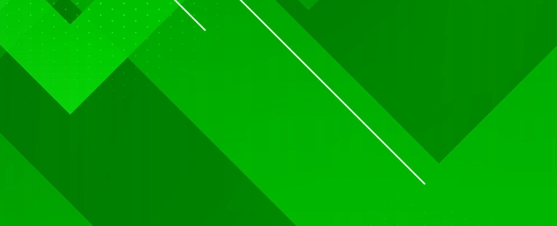 abstract geometric green modern decorative stylish banner background vector