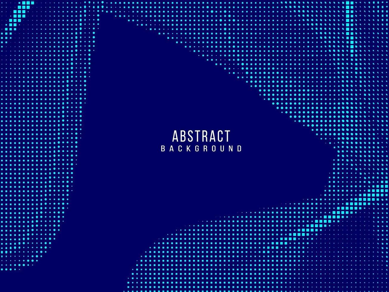 Abstract geometric elegant blue halftone design background vector