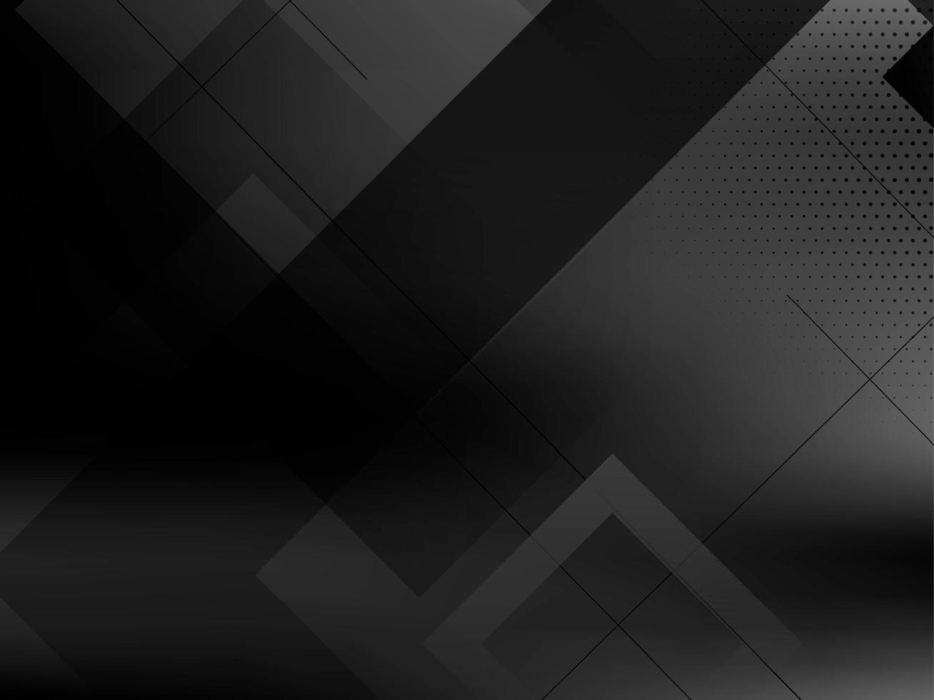 Dark geometric black abstract background elegent design pattern vector