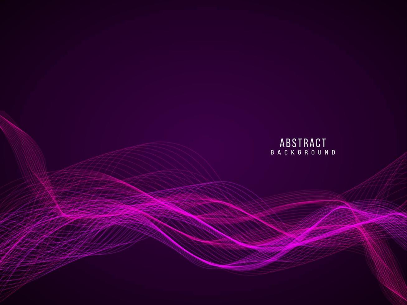 Abstract stylish transparent flowing wave design background vector