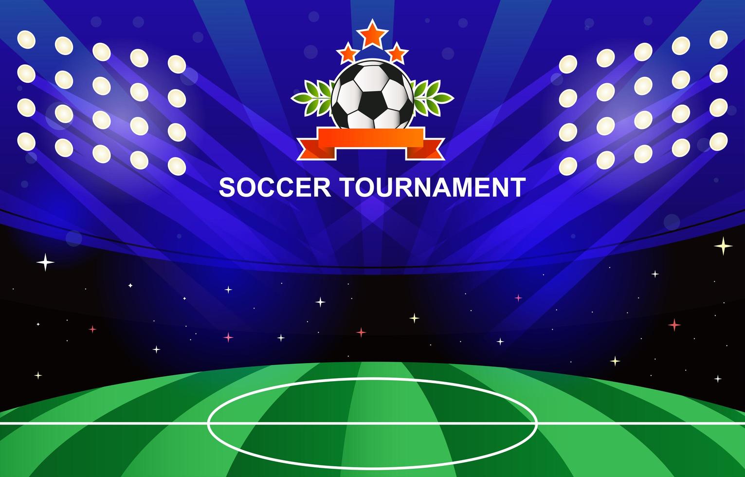 Soccer Tournament Background vector