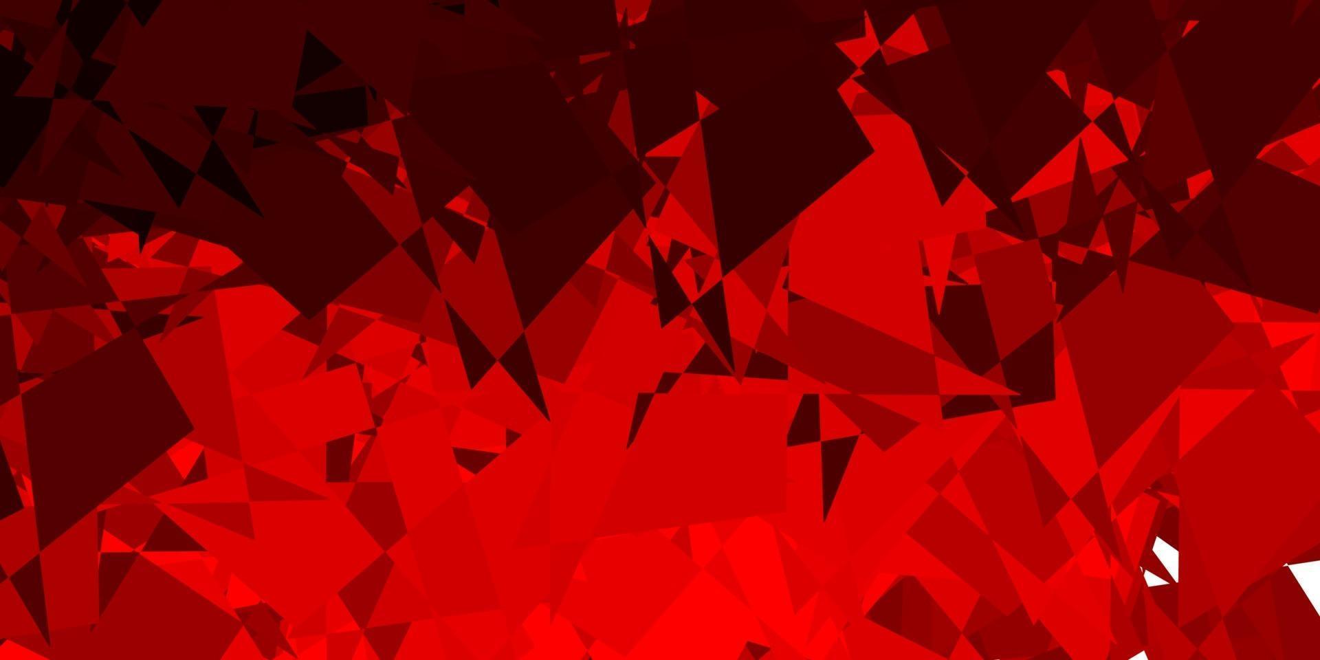 Dark red, yellow vector template with abstract forms.