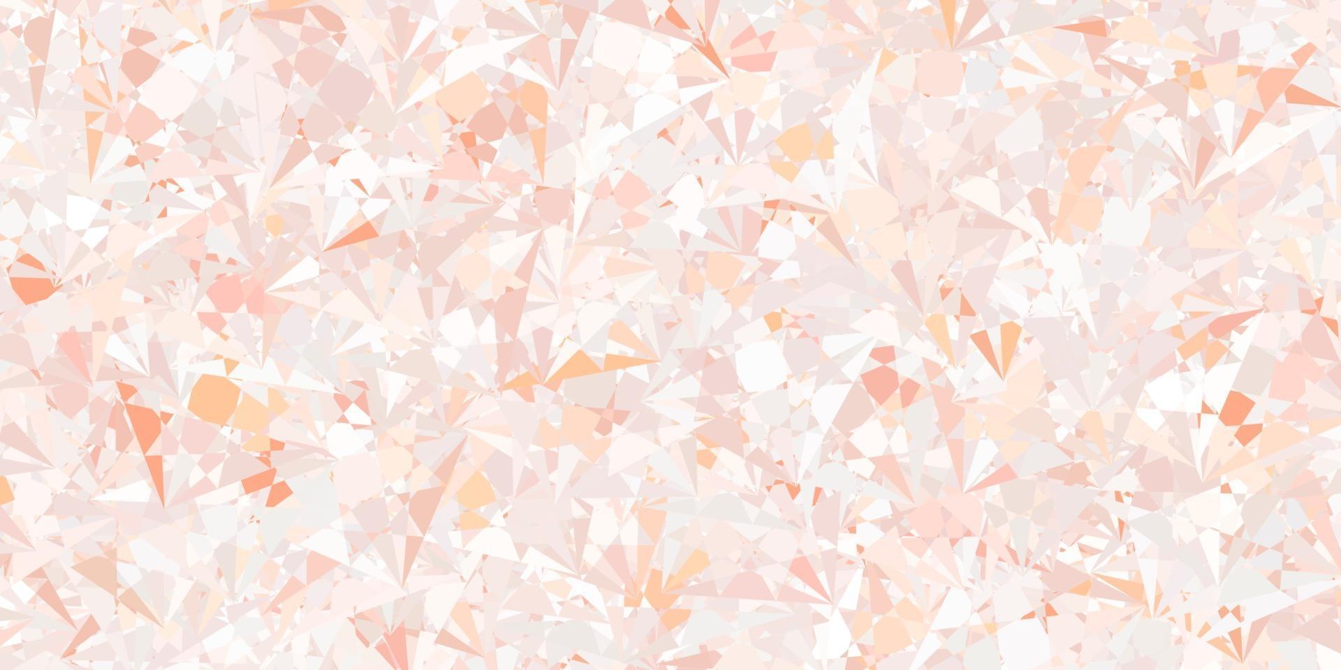 Light Red vector background with polygonal forms.
