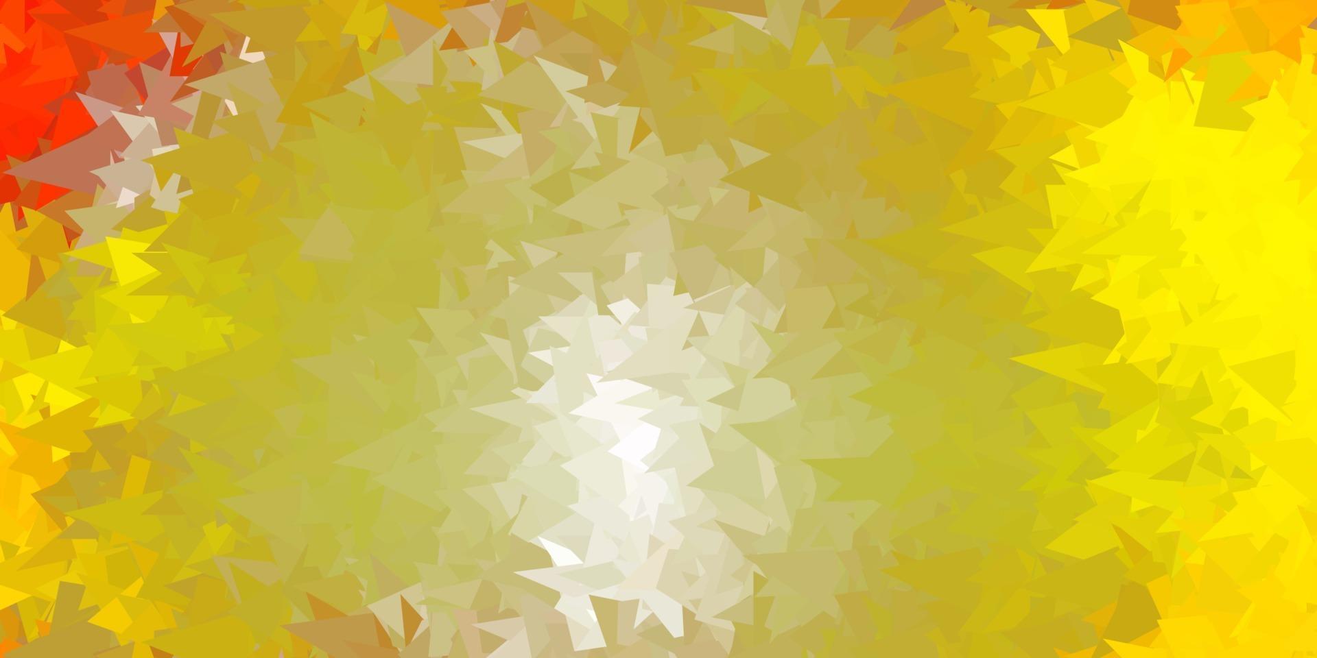 Light yellow vector triangle mosaic template. 2271589 Vector Art at