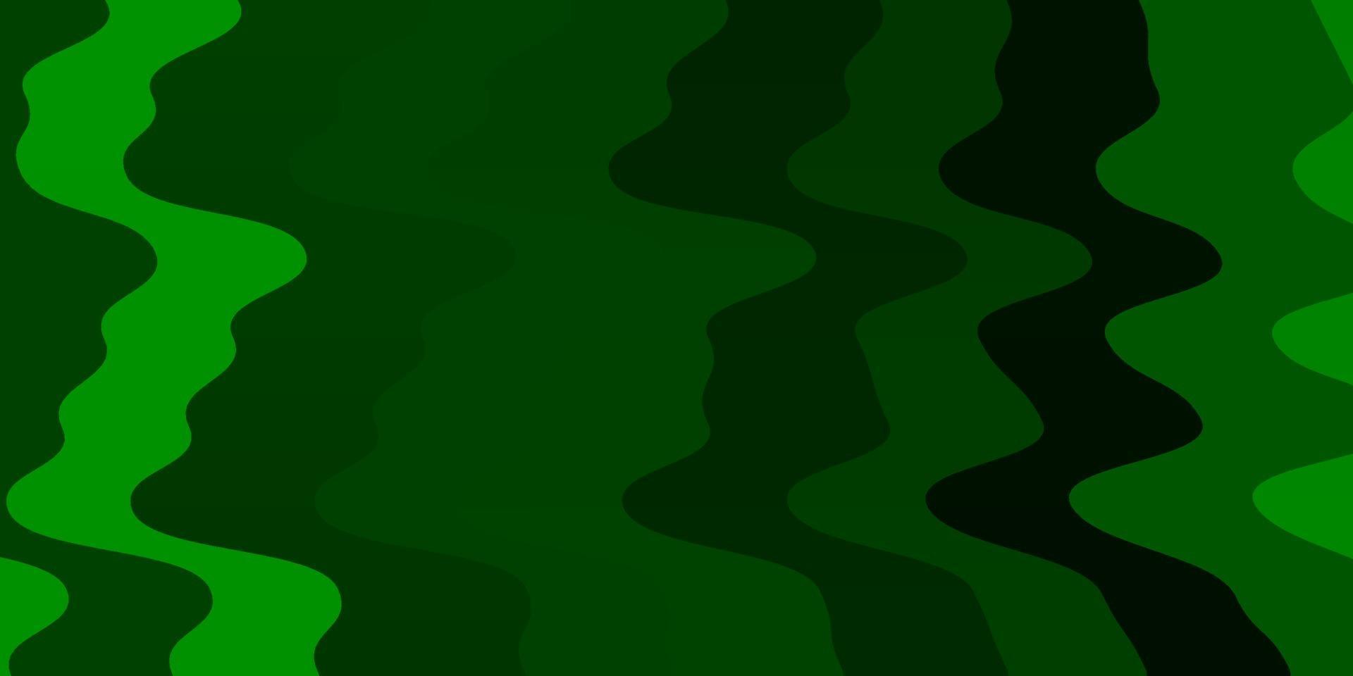 Light Green vector texture with curves.
